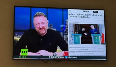 Why is there an Irish fella on Russia Today?
