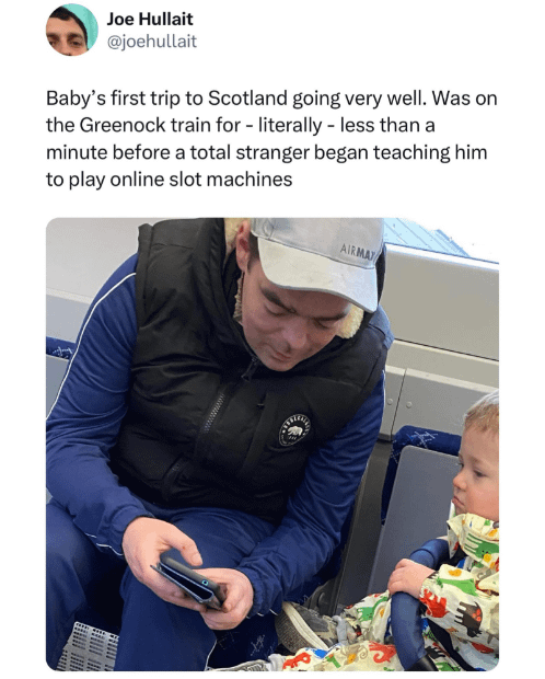 At least he didn't share a bevvy with him