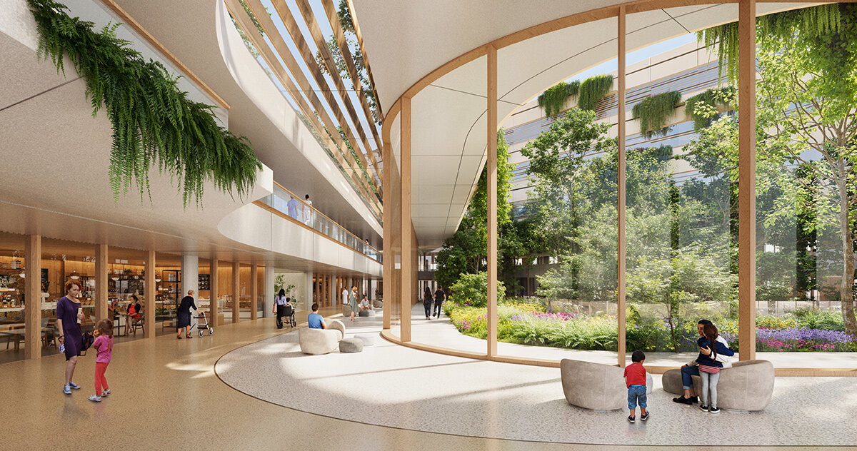 zaha hadid architects to design gardened malpensa hospital in italy