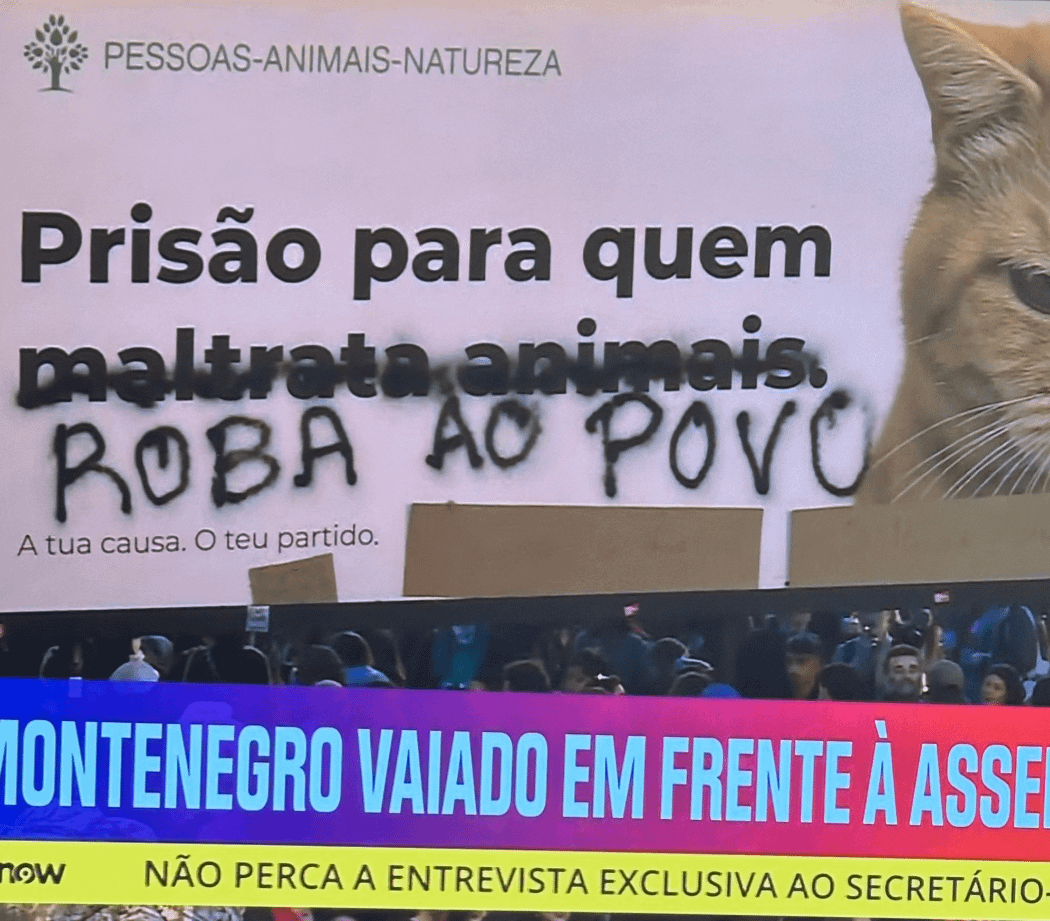É o que dá os professores de Português fazerem greve...