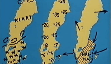 För exakt 47 år sedan (1978-12-25) såg vädret ut såhär.