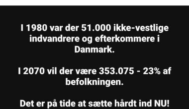 Danmark står overfor en katastrofe af dimensioner!... Ellers skal de lige hive regnemaskinen frem igen