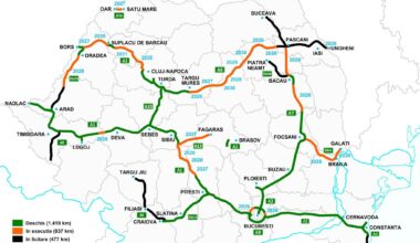 Am ajuns la 1418 km de autostrada