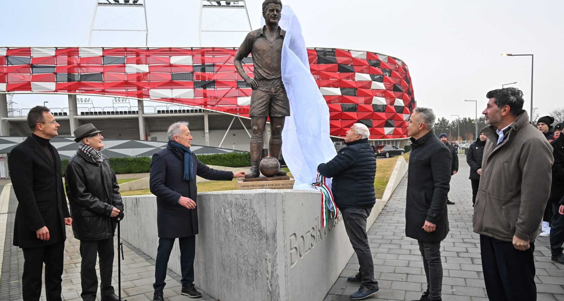 József Bozsik Statue Unveiled in Budapest