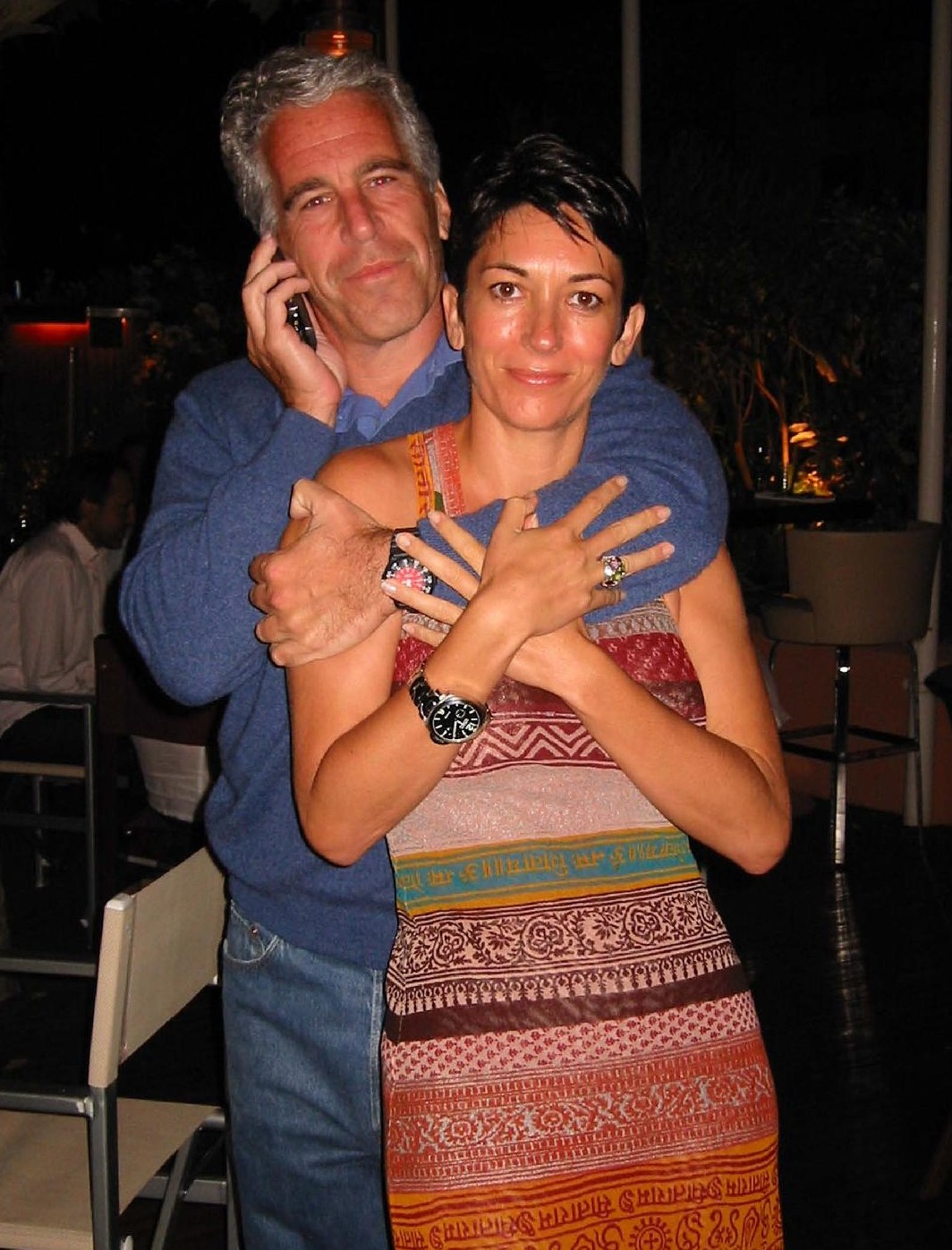 Ghislaine Maxwell and Jeffrey Epstein in a previously released image