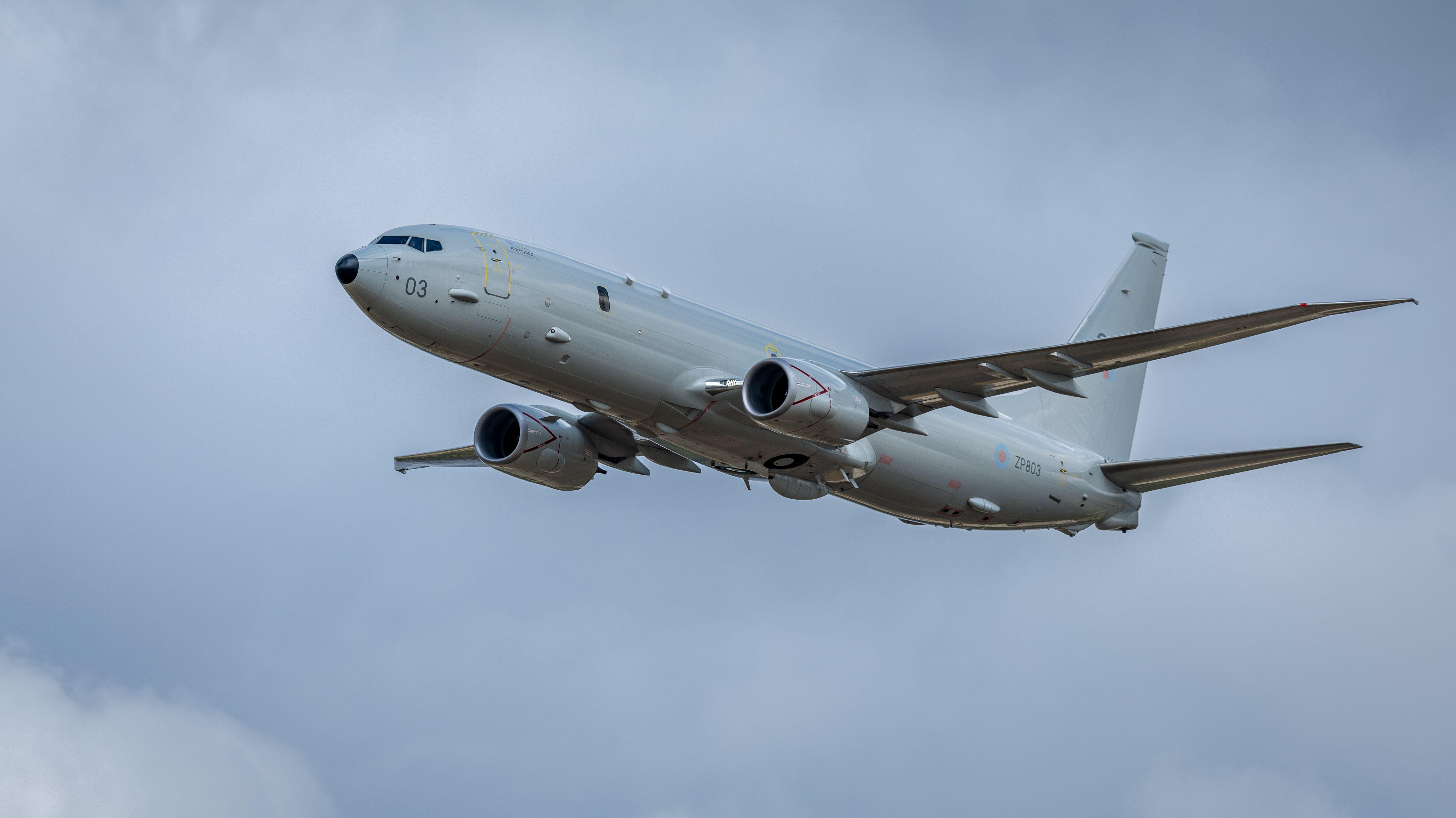 An RAF P-8A Poseidon MRA1