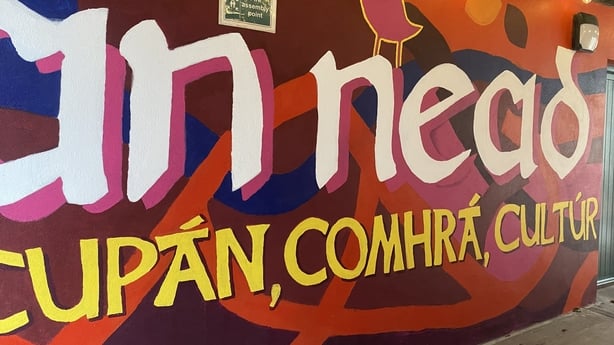 Photo shows sign of An Nead