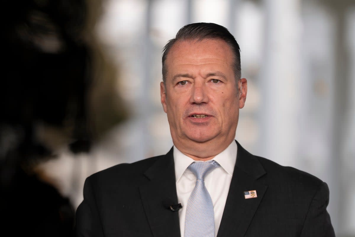 ICE’s acting director Todd Lyons oversees a vast network of detention centers that hold more than 60,000 immigrants at any given time (AP)