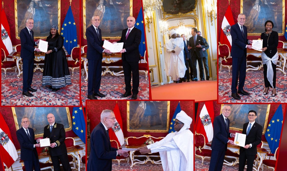 Akkreditierung von neuen Botschafterinnen und Botschaftern – Diplomacy&Commerce Austria