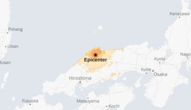 Map: 5.7-Magnitude Earthquake Shakes Japan