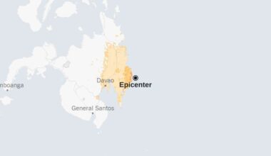 Map: 6.4-Magnitude Earthquake Shakes the Philippine Sea