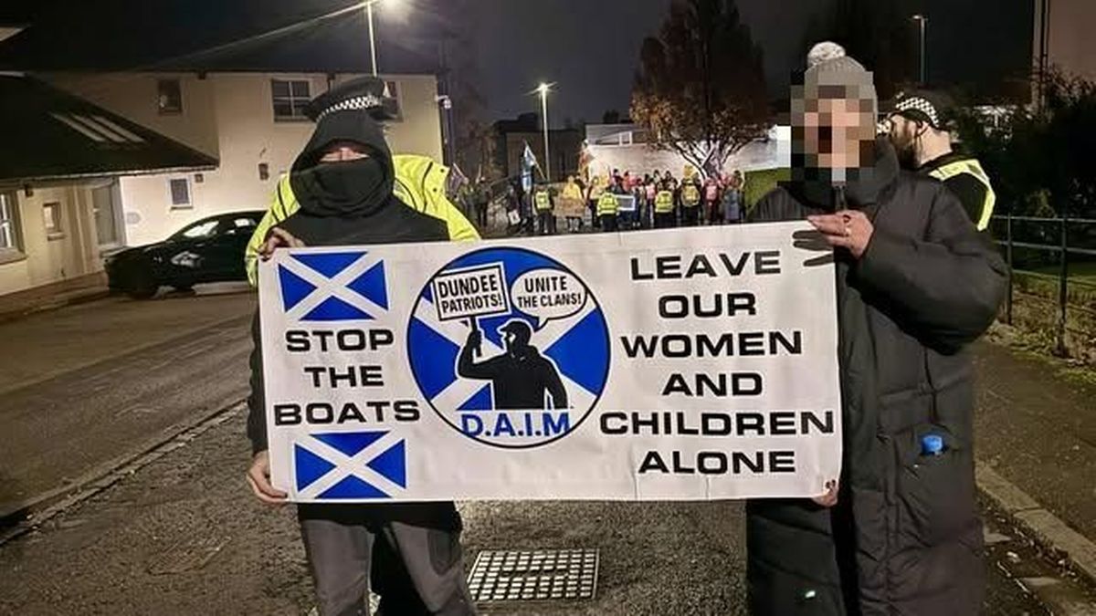 The Dundee Patriots have held a number of protests on Reid Square