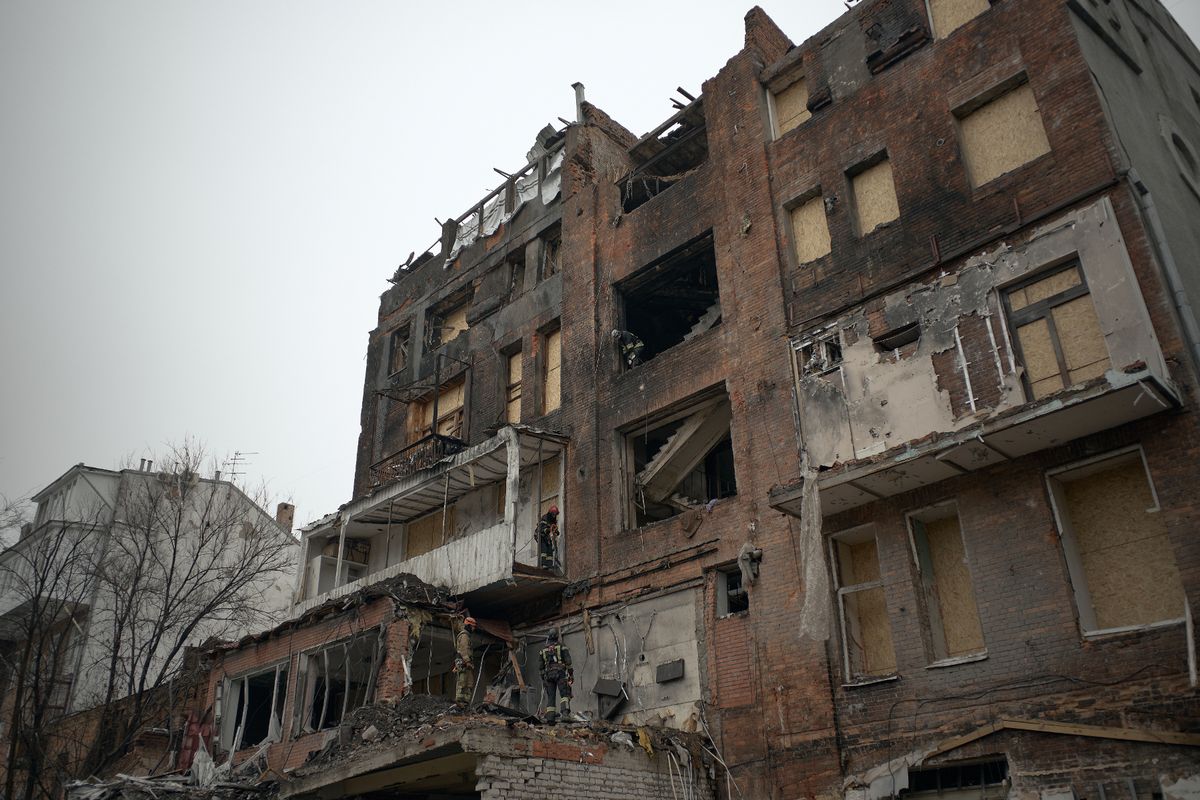 Aftermath of Russian attack: Kharkiv