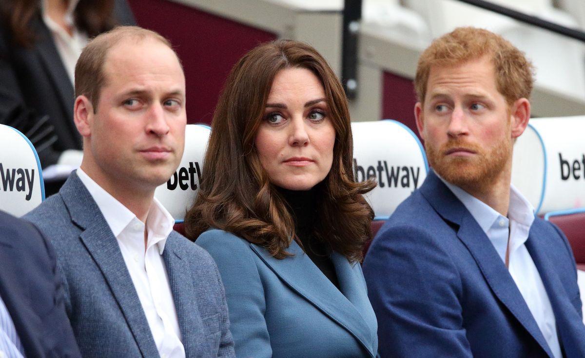 Prince William, Duke of Cambridge, Catherine, Duchess of Cambridge and Prince Harry attend the Coach Core graduation ceremony for more than 150 Coach Core apprentices at The London Stadium on October 18, 2017 in London, England