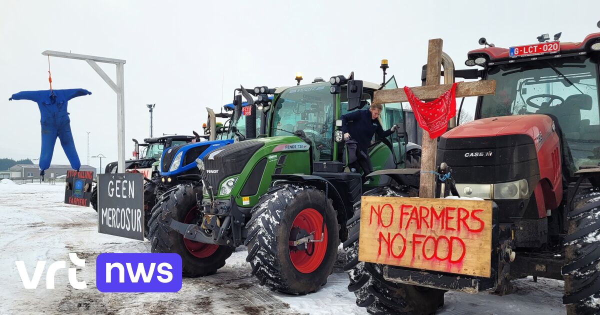 Waalse boeren blokkeren delen Brusselse Ring en verschillende snelwegen in Wallonië uit onvrede over handelsakkoord