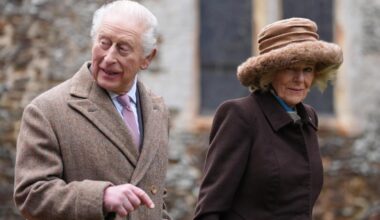 GALLERY: King and Queen attend Sunday church service at Sandringham