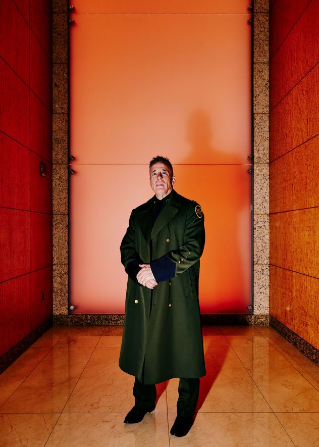 US Border Patrol commander Greg Bovino at CNN’s bureau in Chicago, Illinois, on Tuesday, October 7, 2025.