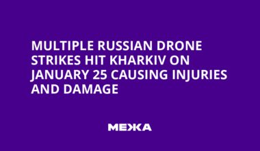 Multiple Russian Drone Strikes Hit Kharkiv on January 25 Causing Injuries and Damage | Ukraine news