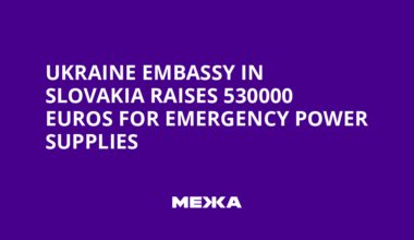 Ukraine Embassy in Slovakia Raises 530000 Euros for Emergency Power Supplies | Ukraine news