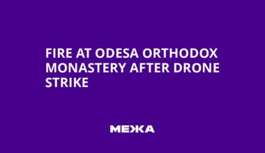 Fire at Odesa Orthodox Monastery After Drone Strike | Ukraine news