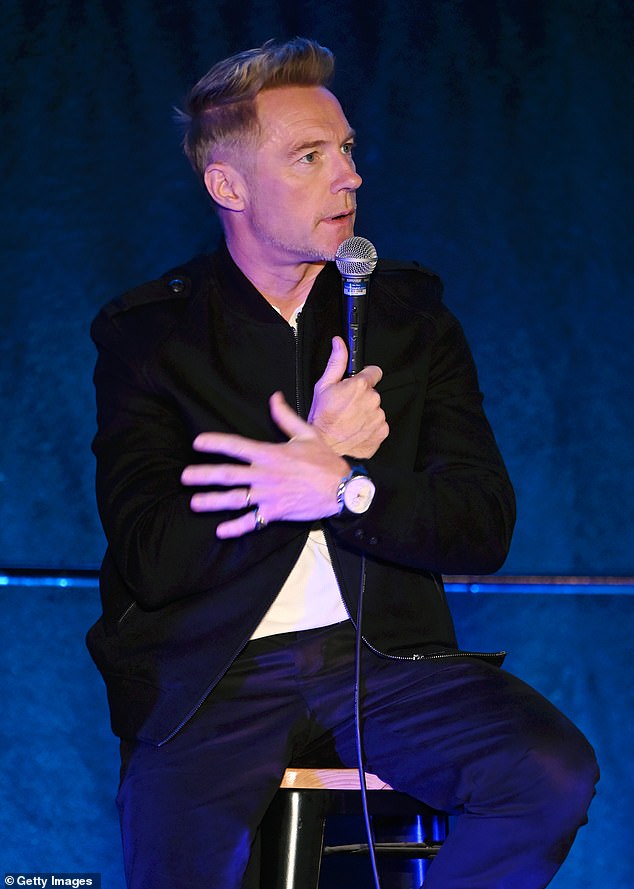 Ronan Keating has said a Boyzone tour would be 'incredibly unhealthy' as their previous reunion shows were a 'toxic environment' (Seen in September)