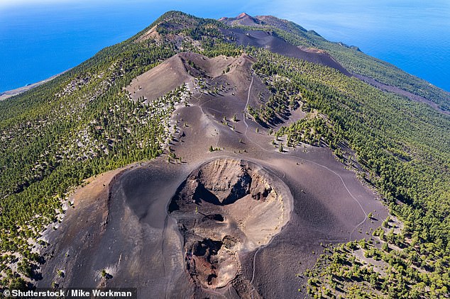 Cumbre Vieja is an active volcano ridge in La Palma