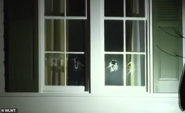 Police and Secret Service agents were seen surrounding the property shortly after the break-in