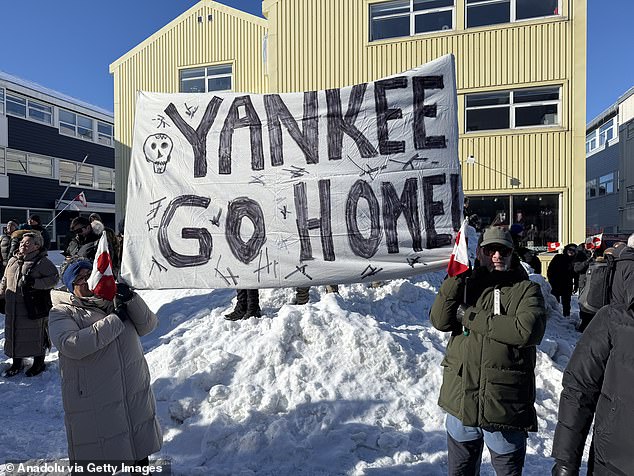 Around 1,000 Greenlanders gathered in March 2025 to protest Donald Trump's plans to seize the country