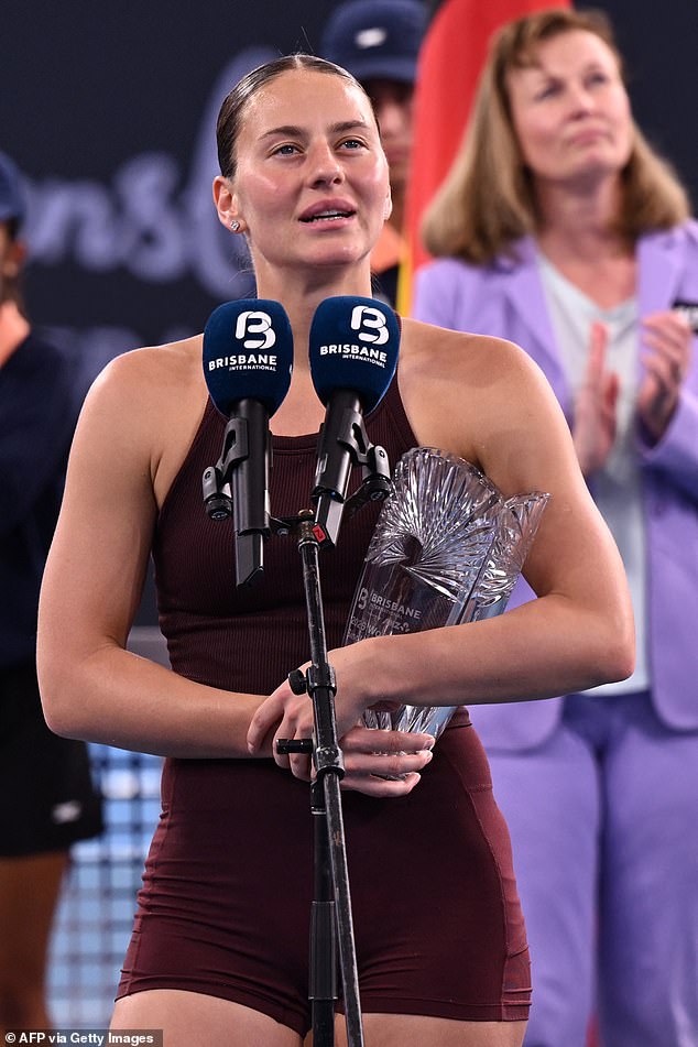 Ukrainian star Marta Kostyuk had opted not to shake her Belarusian opponent's hand after the match