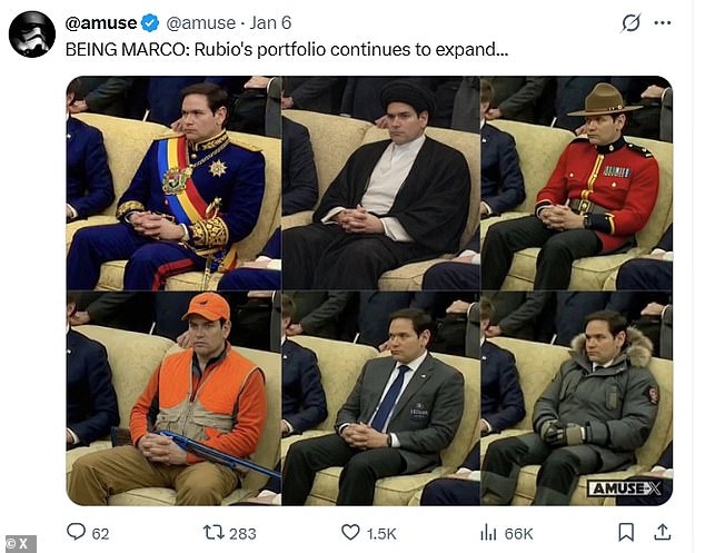 The internet is also full of Rubio dressed for other roles