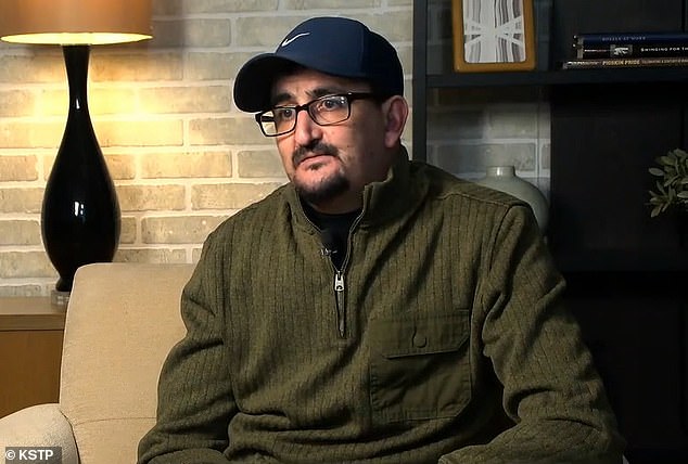 Hani's brother (pictured) said ICE agents ran his license plate while he was driving near New Richmond, Wisconsin, this past weekend, pulled him over and took him into custody