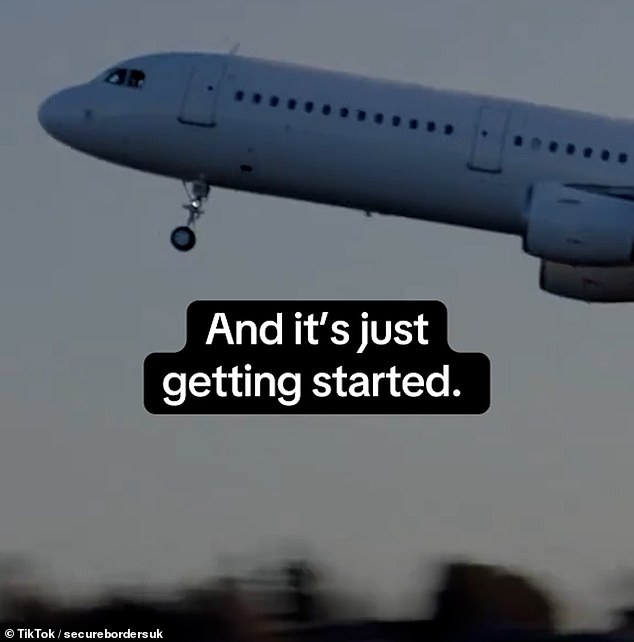 The first clip on the Secure Borders UK account features the ominous warning that enforcement action is 'just getting started'