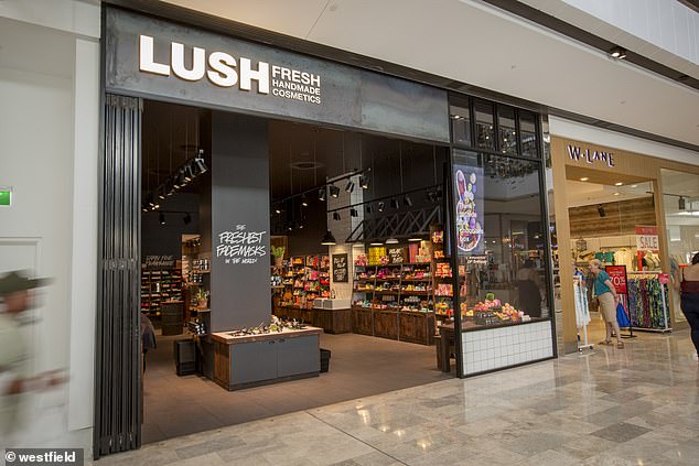 Lush has joined Aboriginal-led enterprise Clothing The Gaps to roll out its 'Not a Date to Celebrate' campaign in stores across Australia (a Lush store is pictured)
