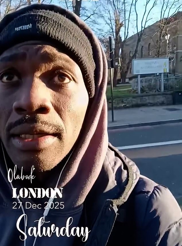 Mr Shoniregun said that together with support from a local charity for accommodation and subsistence, he received £400 a month until recently