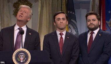 SNL leaves no stone unturned as Trump and his cabinet are mercilessly mocked... but jokes fall flat