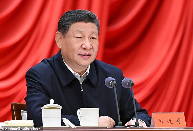President Xi (pictured) has achieved total control of China's armed forces after removing a top general over alleged 'violations of discipline and law'
