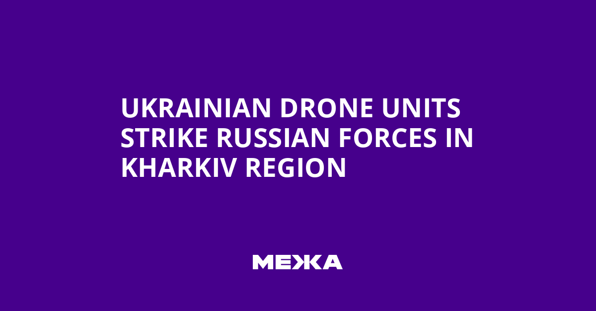 Ukrainian Drone Units Strike Russian Forces in Kharkiv Region | Ukraine news
