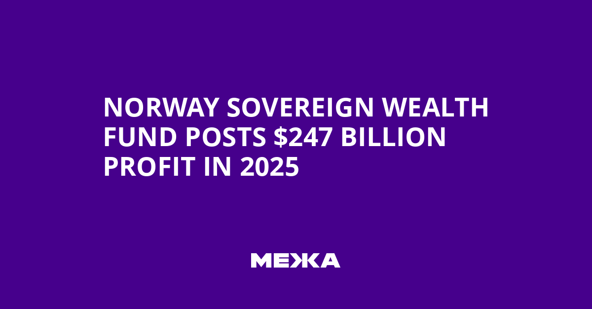 Norway Sovereign Wealth Fund Posts $247 Billion Profit in 2025 | Ukraine news