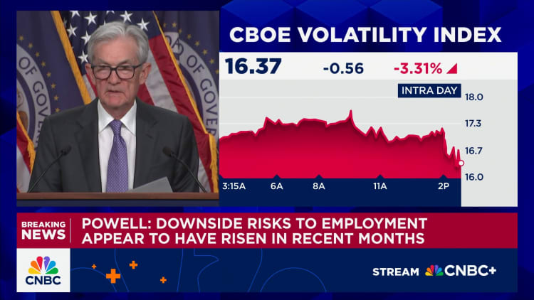 Fed Chair Powell: I don't think a rate hike is anyone's base case at this point