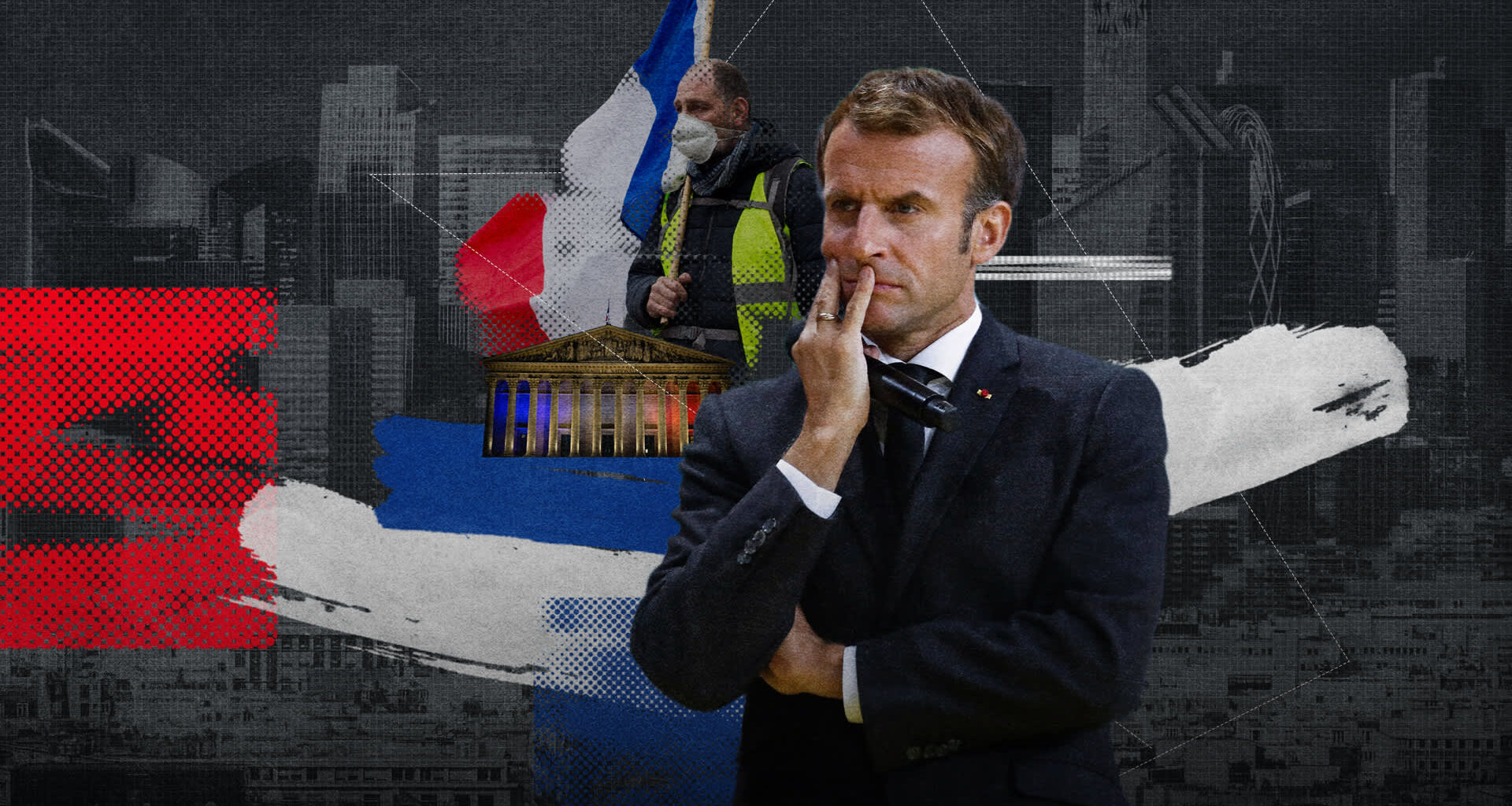 Why French president Emmanuel Macron’s economic strategy hit a wall