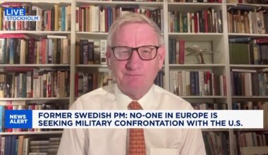 Former Swedish PM expects a tough White House meeting over Greenland