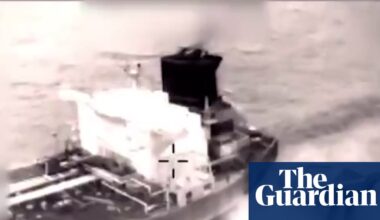 Footage shows US forces seizing fifth Venezuela-linked oil tanker – video | US news