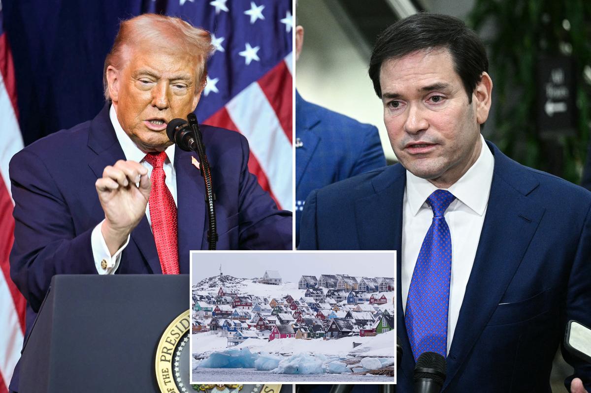 Marco Rubio making moves on Greenland as Trump 'extremely serious' about buying island