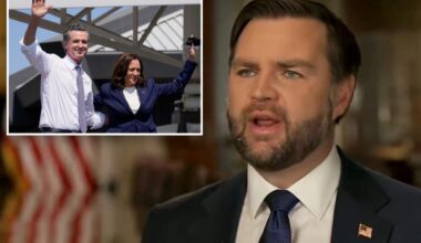 JD Vance predicts 'dumbest' of Gavin Newsom, Kamala Harris will win 2028 Dem nomination