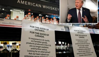 Trump leans on Canada to end US booze ban as sales go dry: report