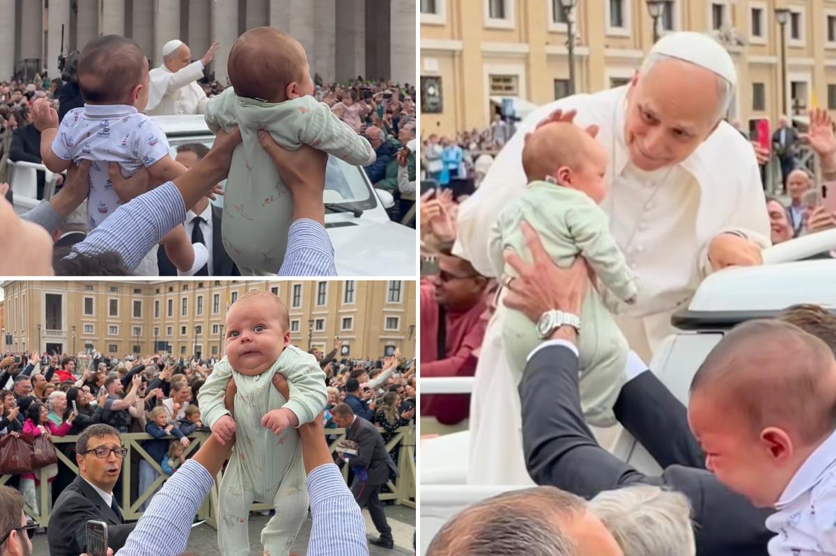Exclusive | Baby cousins went viral for getting blessed by Pope Leo