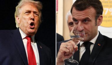 Trump threatens France with 200% wine tariffs to force Emmanuel Macron to join Board of Peace