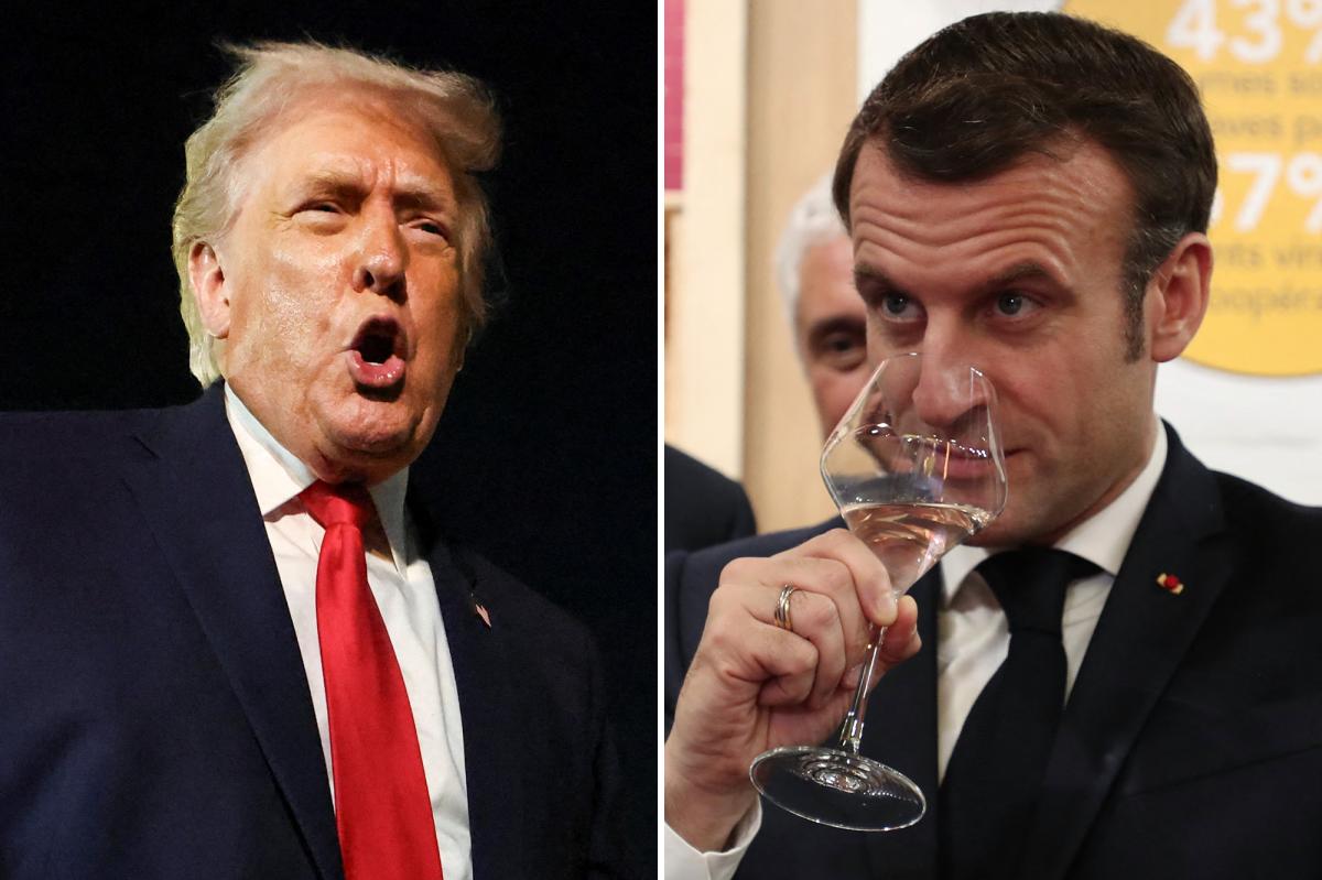 Trump threatens France with 200% wine tariffs to force Emmanuel Macron to join Board of Peace