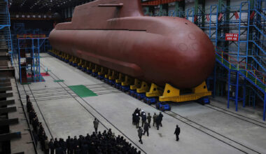 Kim Jong Un shows off a nearly complete nuclear submarine as North Korea expands naval capability