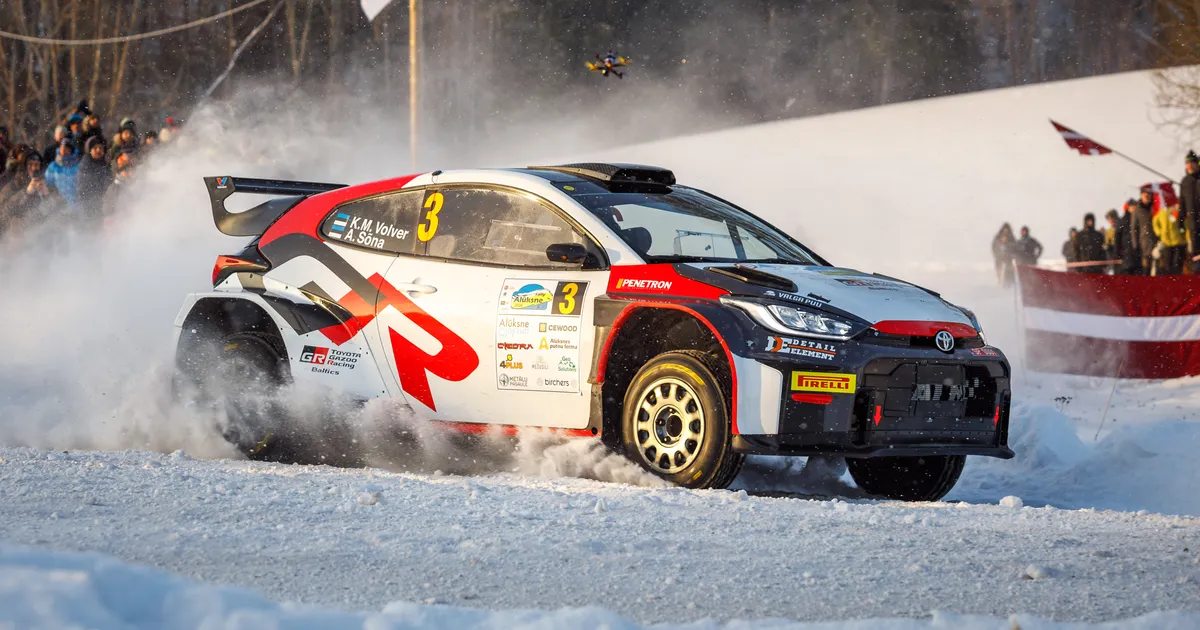 Eelviimasel katsel välja sõitnud Läti superstaar kinkis võidu Eesti rallipaarile